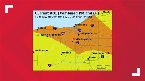 It tells you how clean or polluted your air is, and what associated health effects might be a. . Aqi ohio
